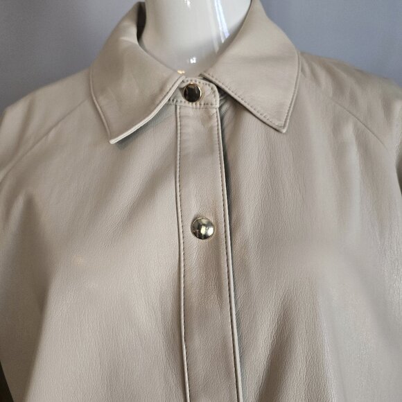 Chico's Faux Leather jacket - Picture 2 of 5